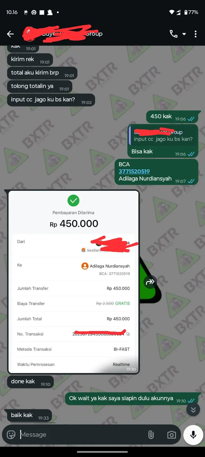 Testimoni Pelanggan